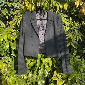 Rta grey pinstripe blazer